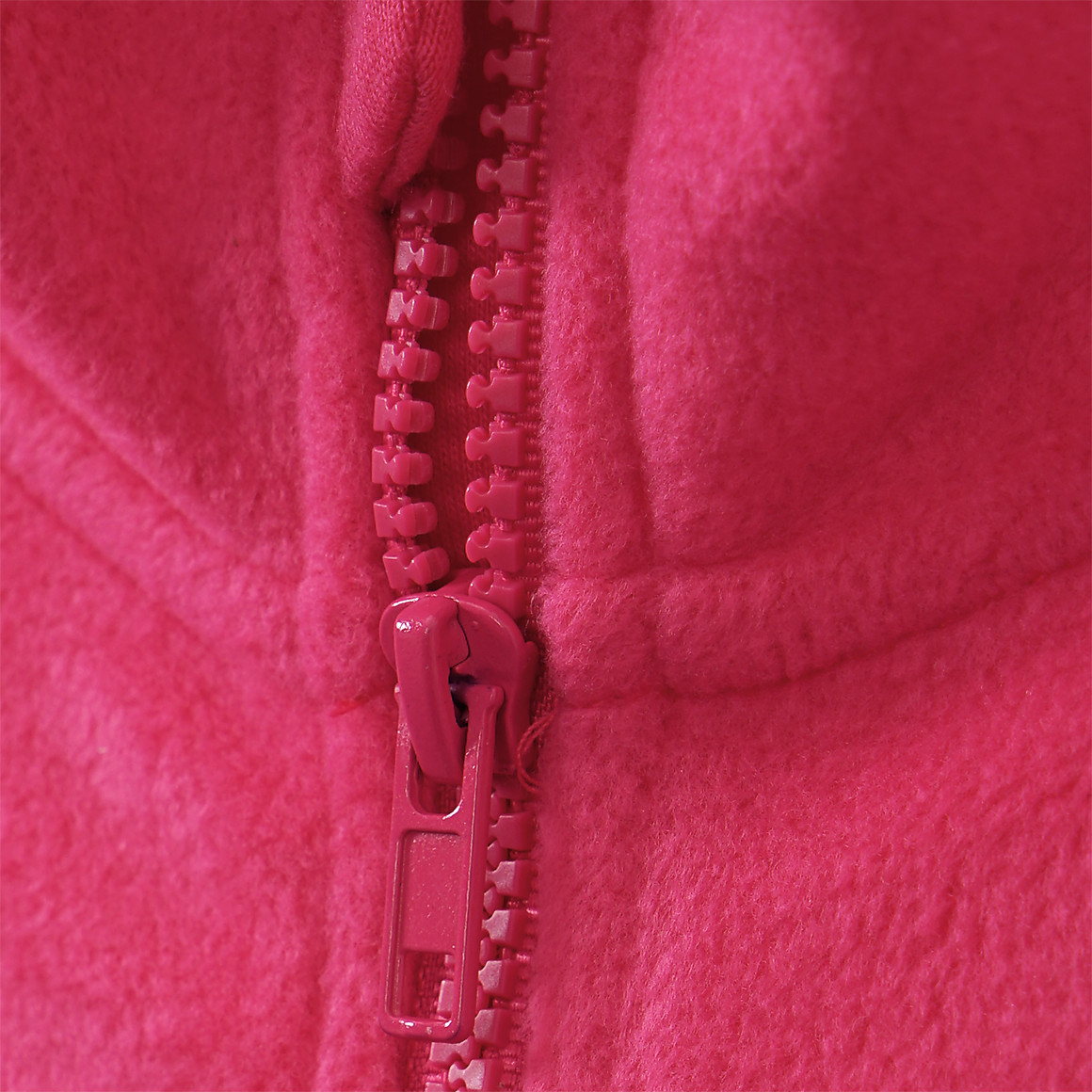 Mädchen Fleecejacke mit Stehkragen