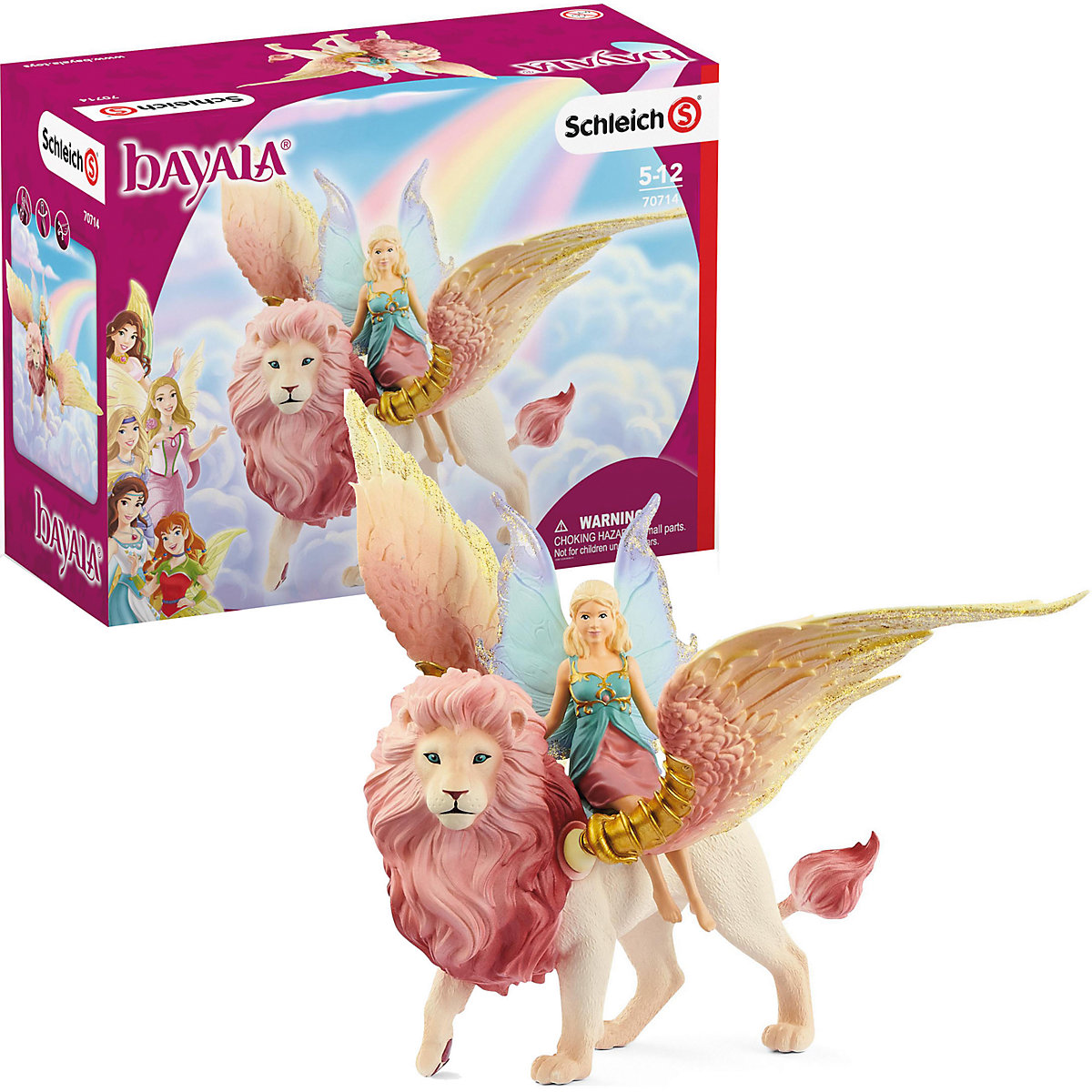Schleich bayala 70714 Elfe auf geflügeltem Löwe