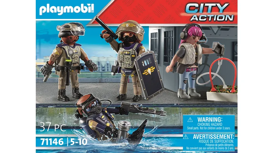 PLAYMOBIL 71146 - City Action - SWAT-Figurenset