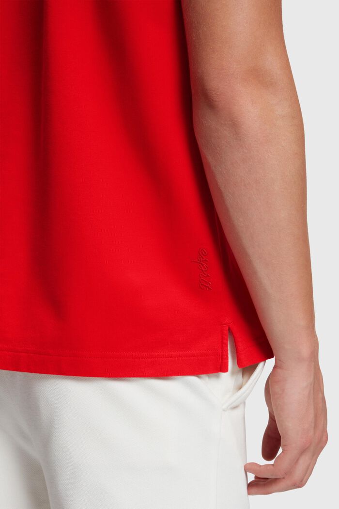 Klassisches Tennis-Poloshirt mit Dolphin-Batch