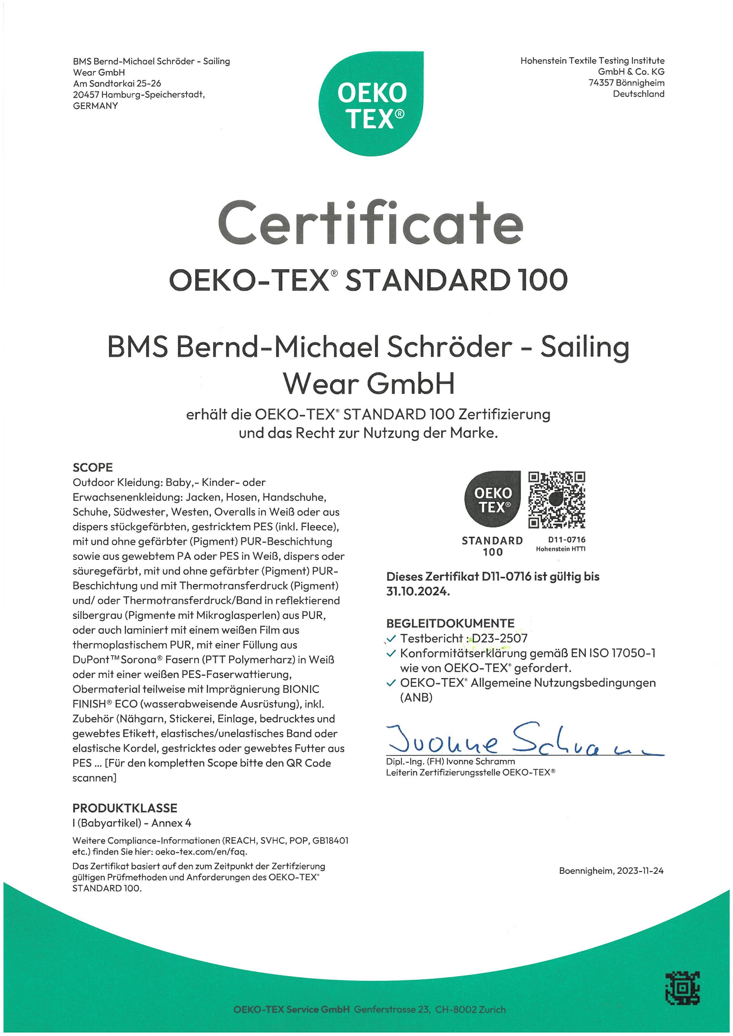 BMS Regen- und Matschhose BMS Regenbundhose für Kinder 100% wasserdicht nachhaltig ideal für den Waldkindergarten