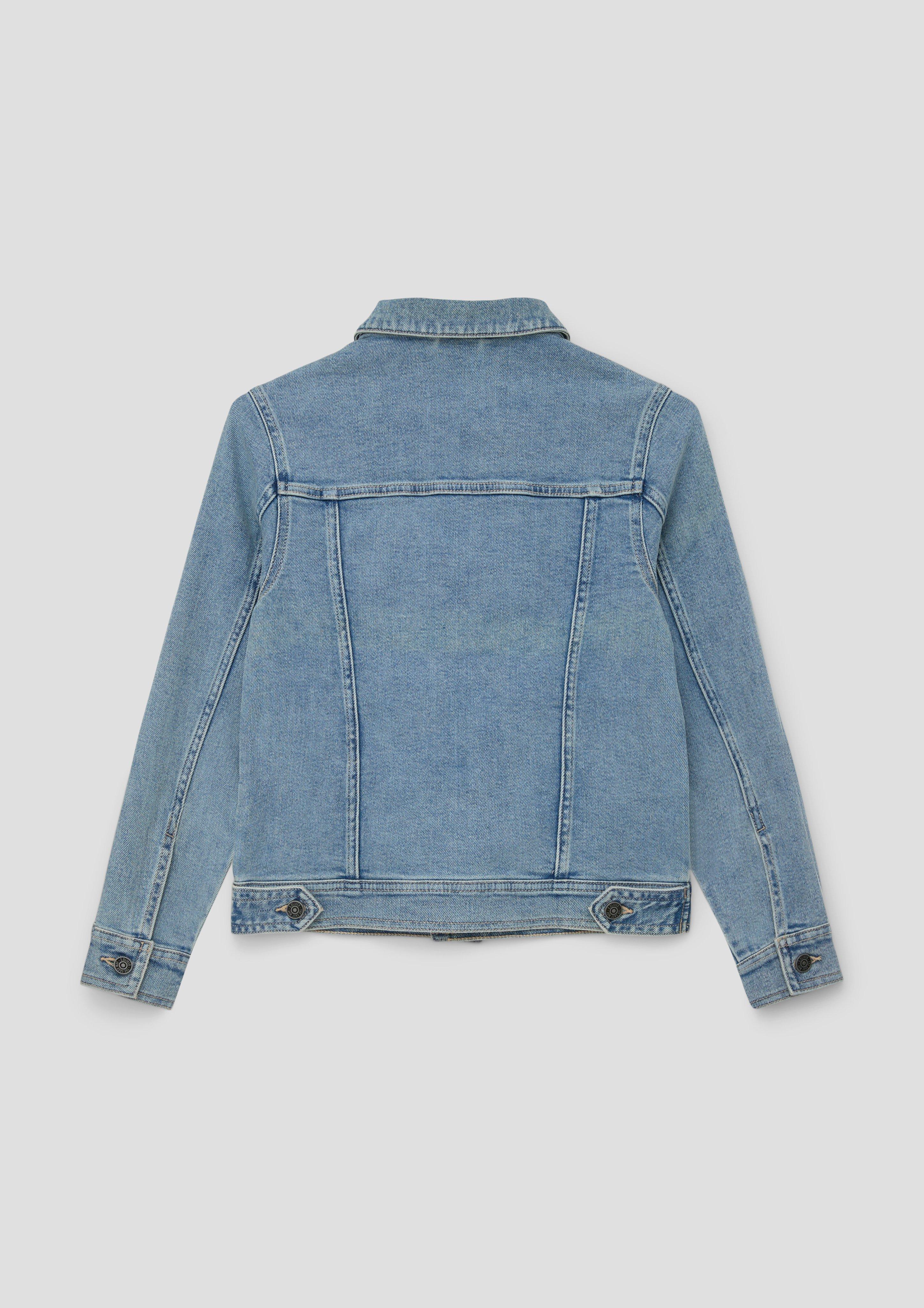 Lässige Jeansjacke mit Waschung  2142766-53Z2