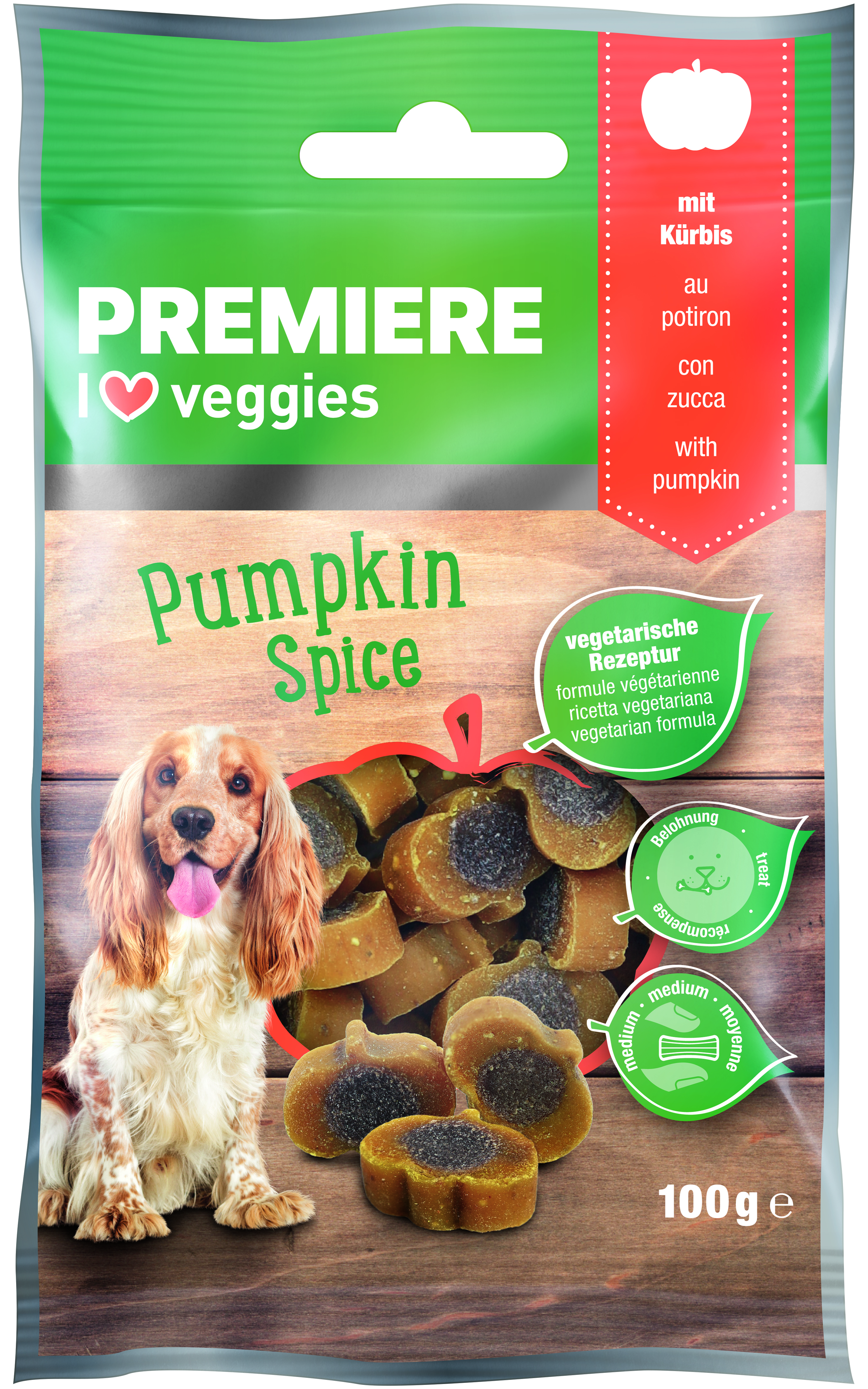 PREMIERE Snacks PREMIERE I love veggie Snack Kürbis 100 g