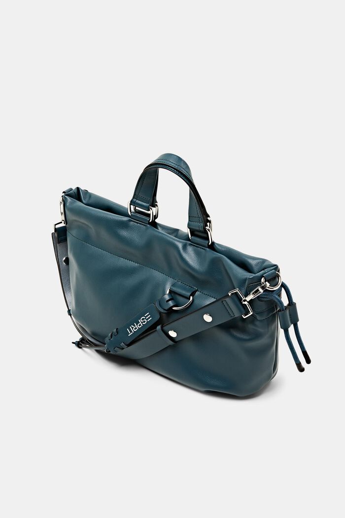 Große Tote Bag in Lederoptik