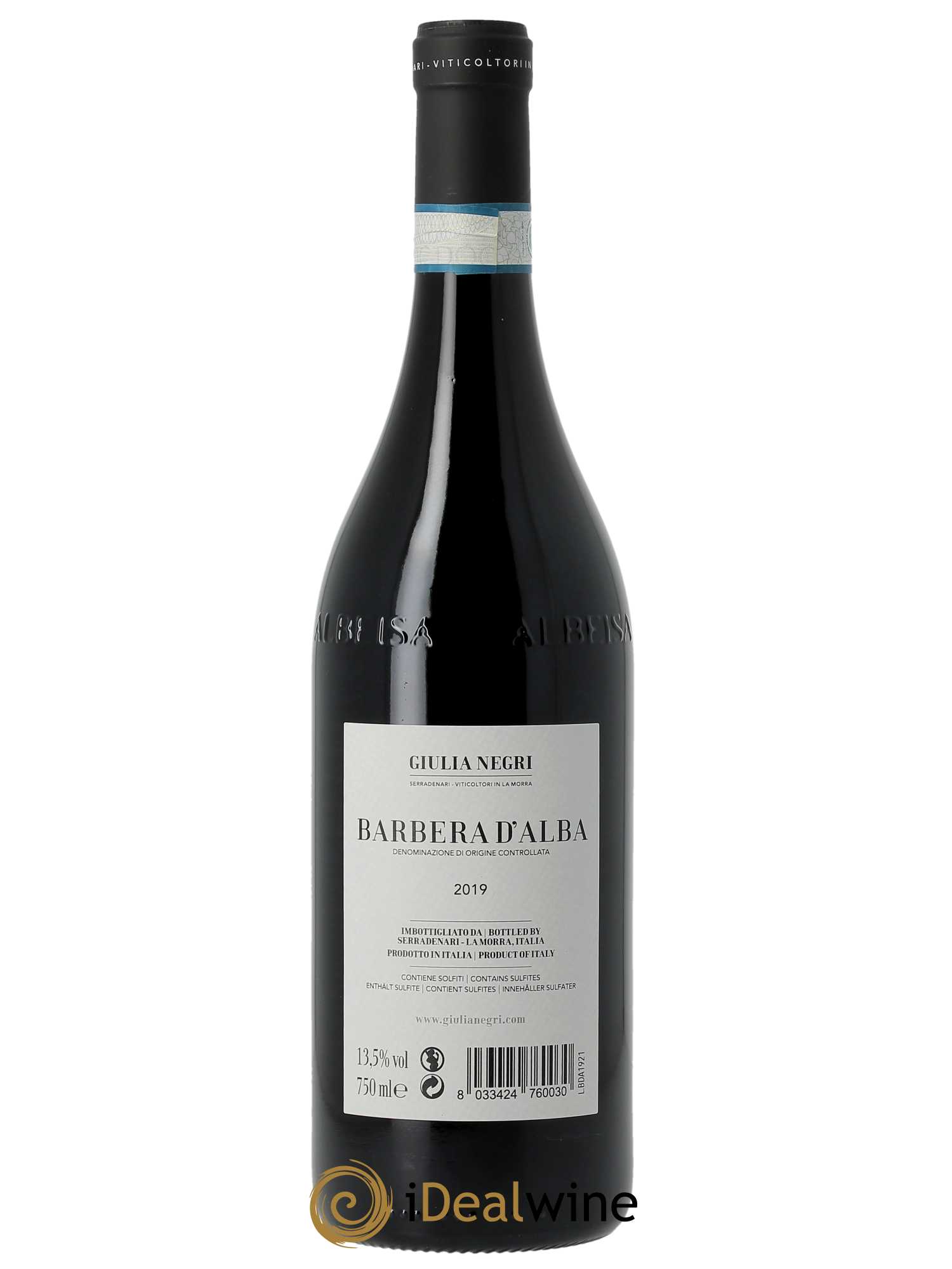 Barbera d'Alba DOC Giulia Negri  2019 - Lot de 1 Bouteille