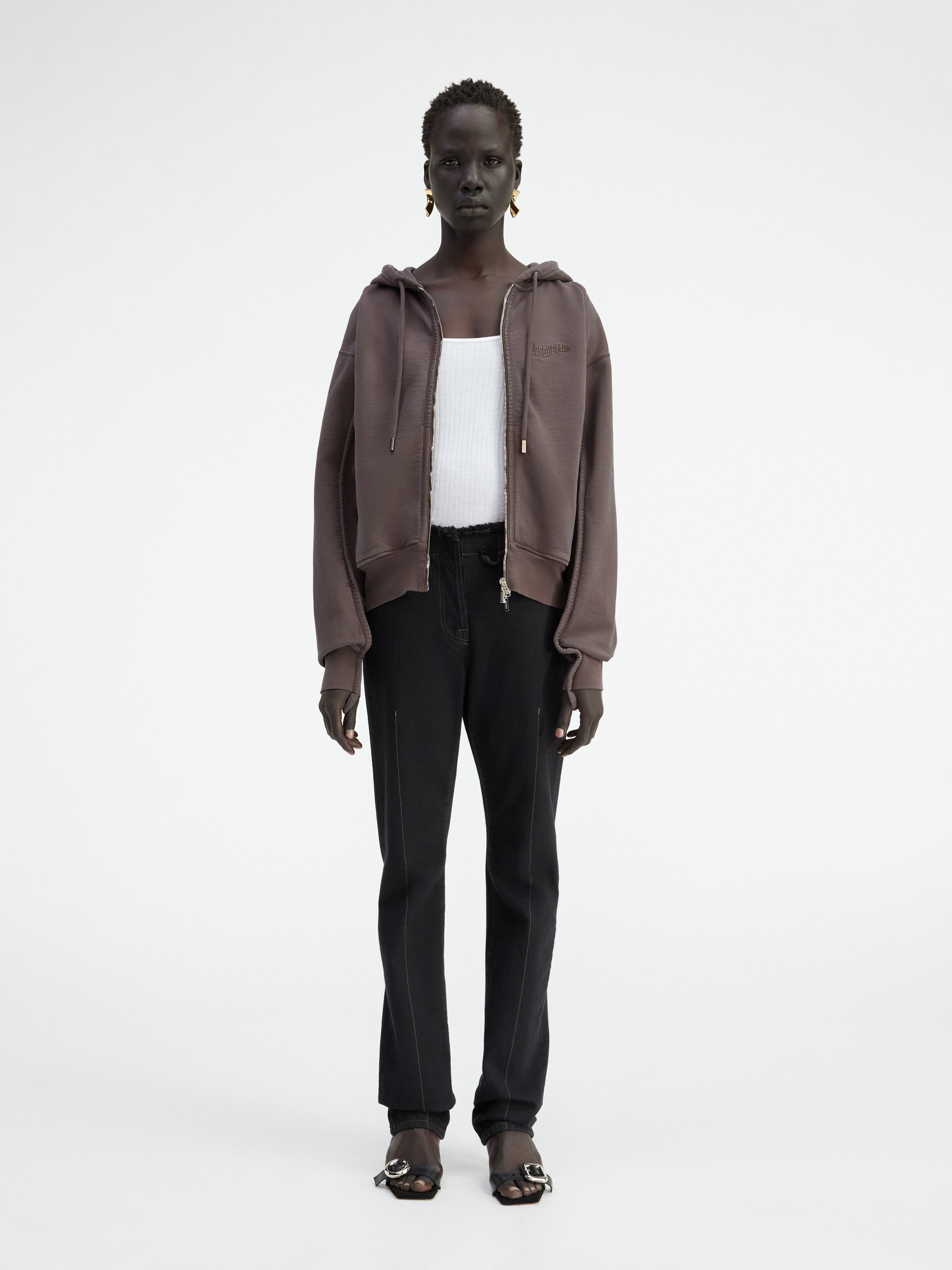 Le sweater Camargue zippé