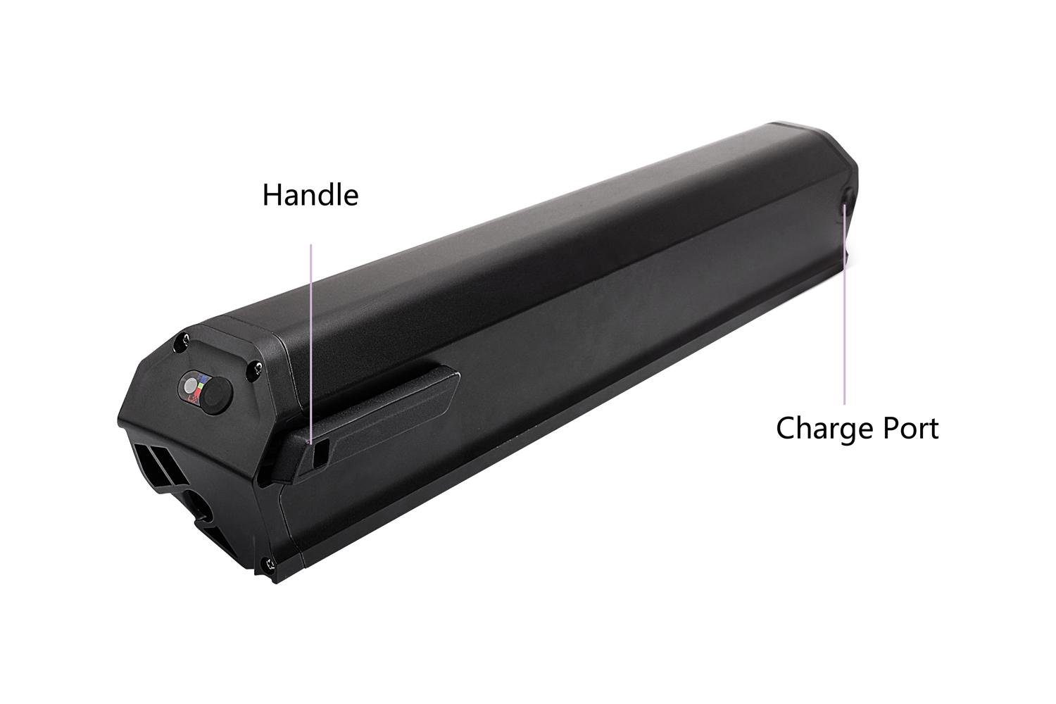 PowerSmart 505mm E-Bike Akku Teilintegriert, Ersatz für Telefunken, Crussis, Emu, Juicy Bike, LOVELEC, LEADER FOX, Oxygen, Proxy Cycle usw Li-ion 14500 mAh (36 V)
