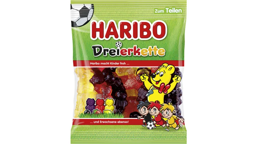 Haribo Fruchtgummi Dreierkette 175 g