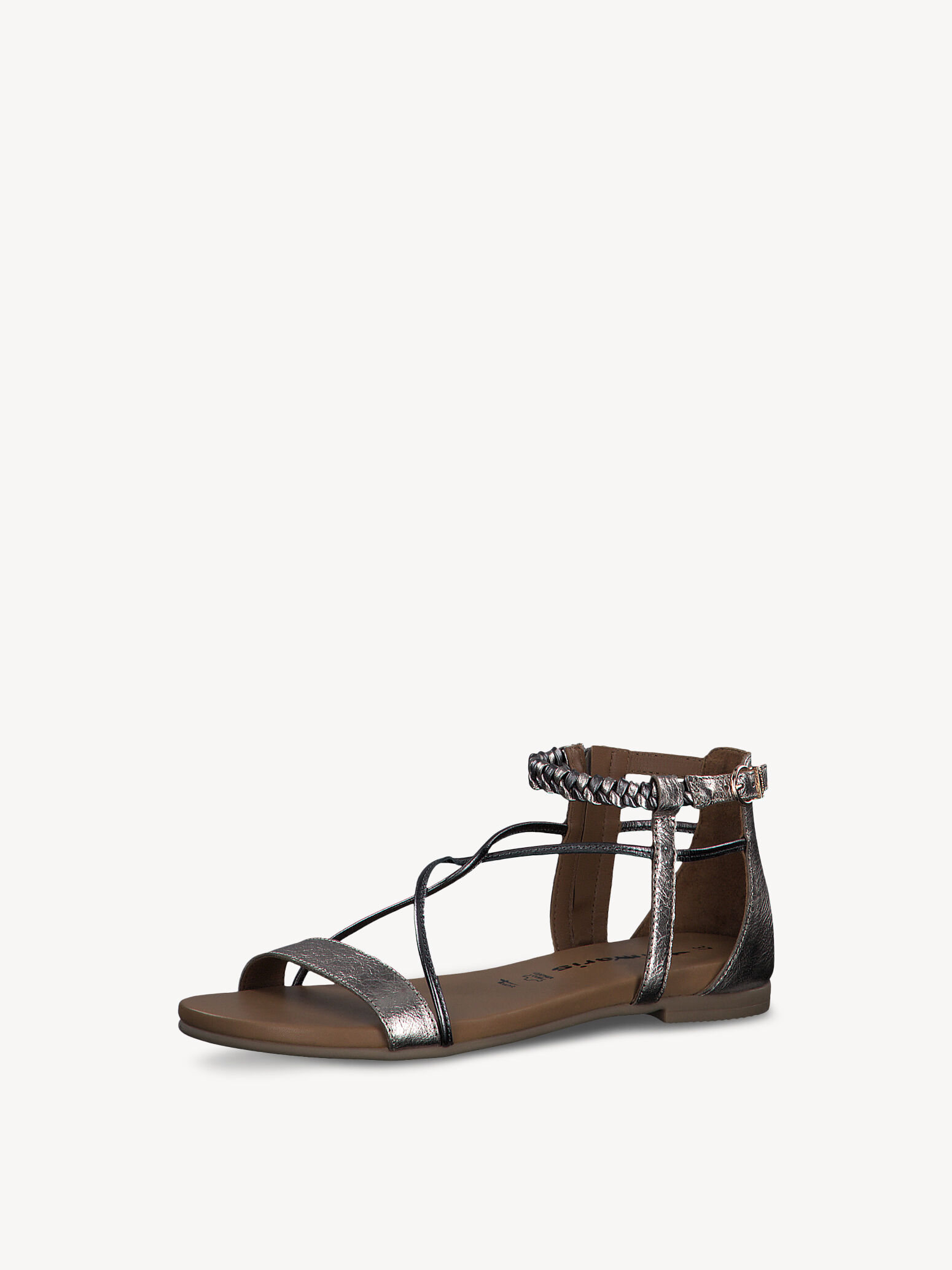 Sandale en cuir - blanc