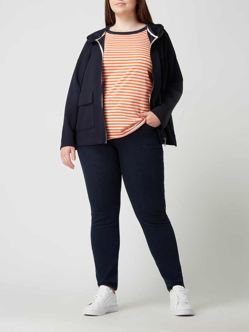 Skinny Fit PLUS SIZE Jeans mit Stretch-Anteil in dunkelblau