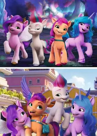 Kinderpuzzle ab 4 Jahren - My Little pony Movie - 24 Teile