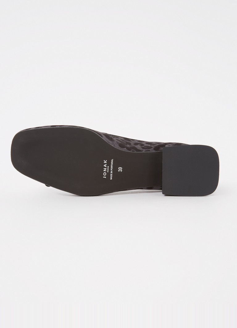Jonak Dybil pump with leopard print