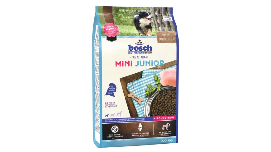 bosch Dog Hundetrockenfutter Mini Junior 3 kg 3 kg
