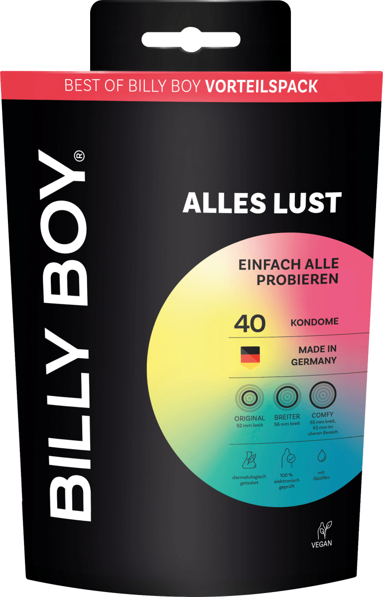 Kondome Alles Lust, Breite 52mm bis 56mm, 40 St