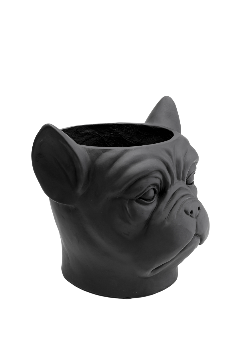 KARE Übertopf Bulldog Schwarz