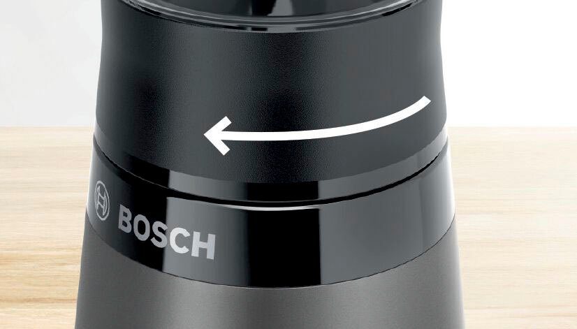 BOSCH Standmixer MMB2111S Mini VitaPower Serie 2, 450 W, 40.000 rpm, Tritan Flasche 0,6L, Trinkdeckel, auslauf- und bruchsicher