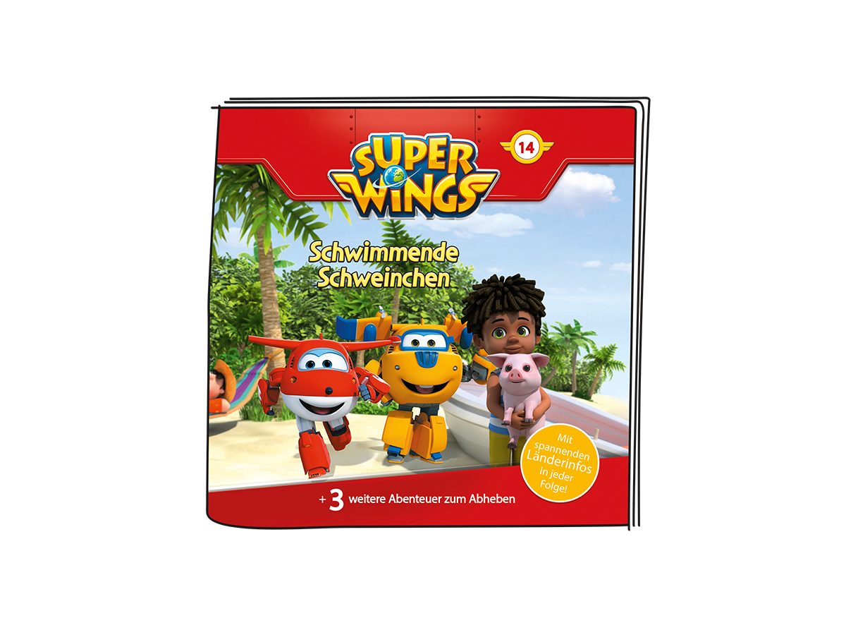 tonies Hörspielfigur Super Wings - Schwimmende Schweinchen, Ab 4 Jahren