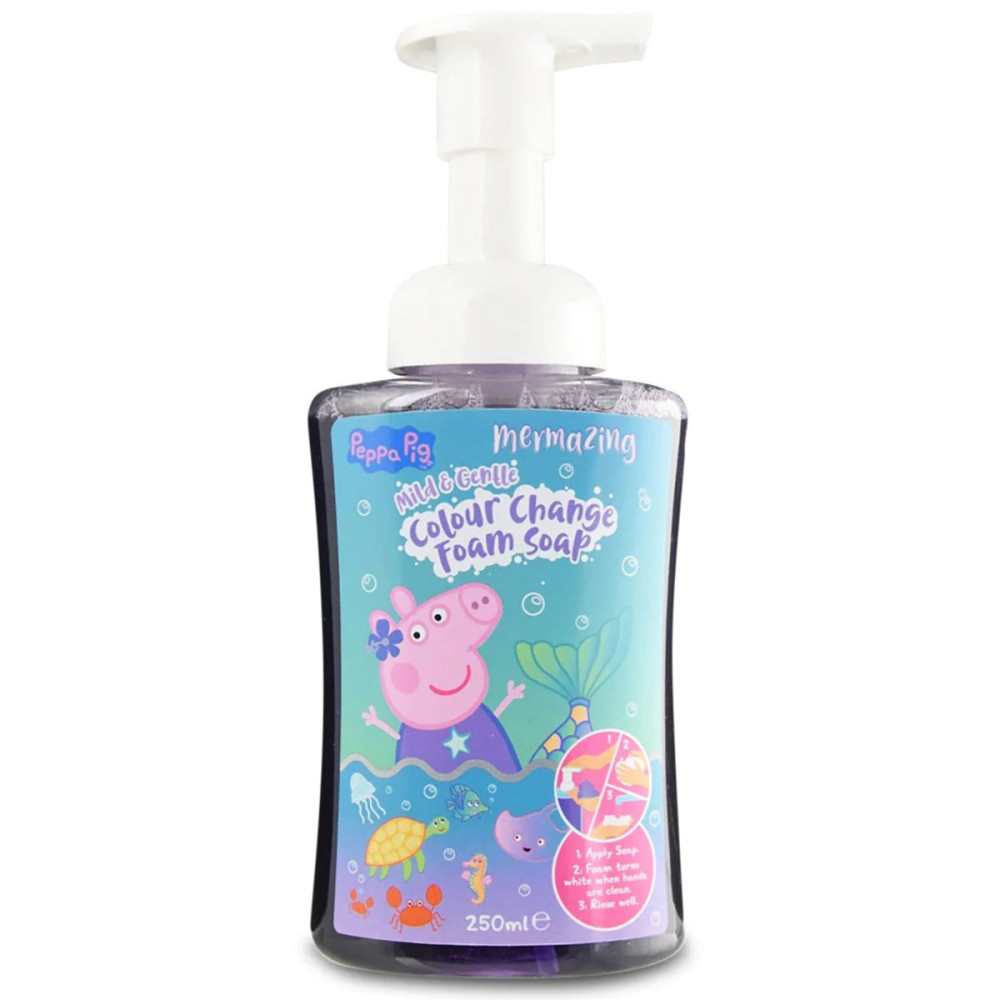 Peppa Pig Savon Mousse Pour le Mains Color Change Peppa Pig