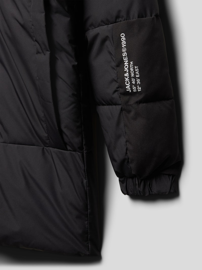 Steppjacke in Two-Tone-Machart Modell 'JEFORCE' in schwarz