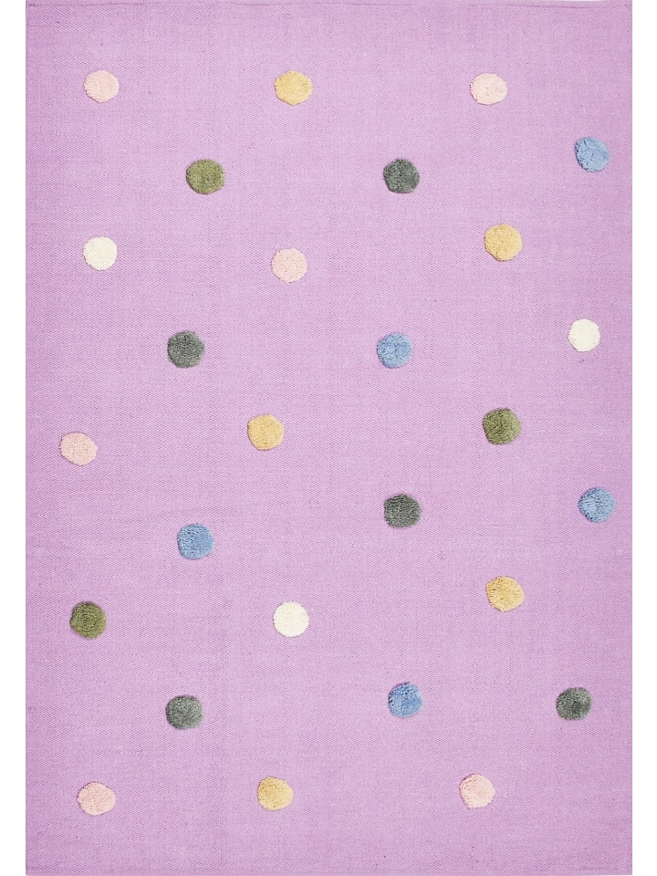 Happy Rugs Teppich COLORDOTS flieder/multi günstig kaufen