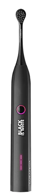 Curaprox Hydrosonic Black Is White sonisk tandbørste med kulfiberhoveder