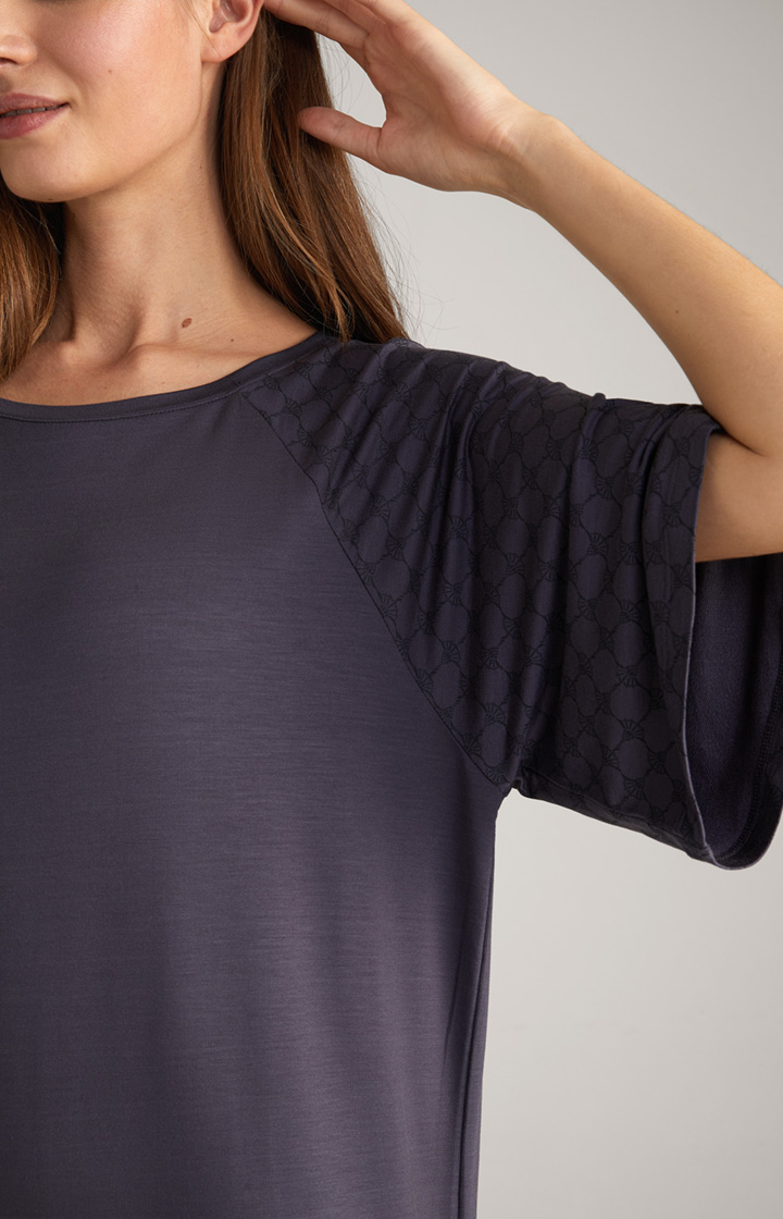 Loungewear Longshirt in Anthrazit