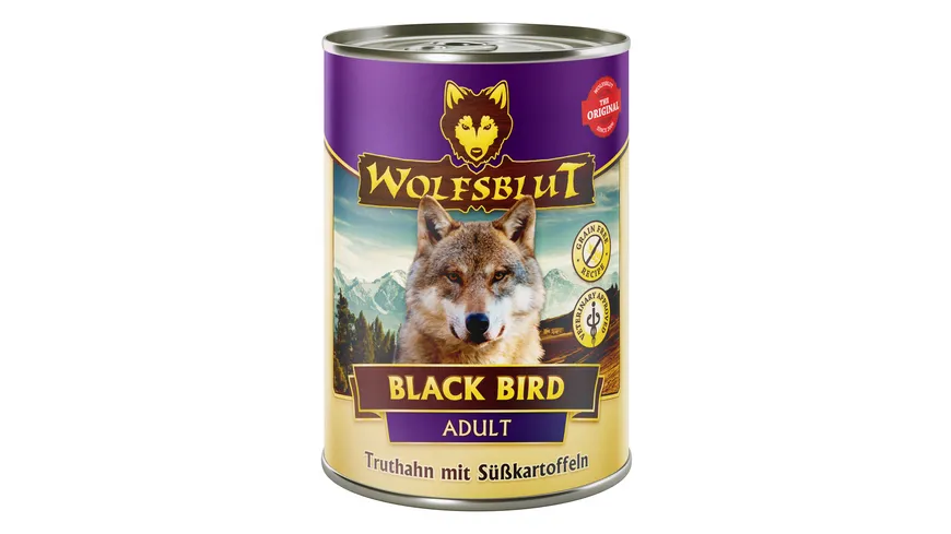 Wolfsblut Hundenassfutter Black Bird Truthahn & Süßartoffel 395 g