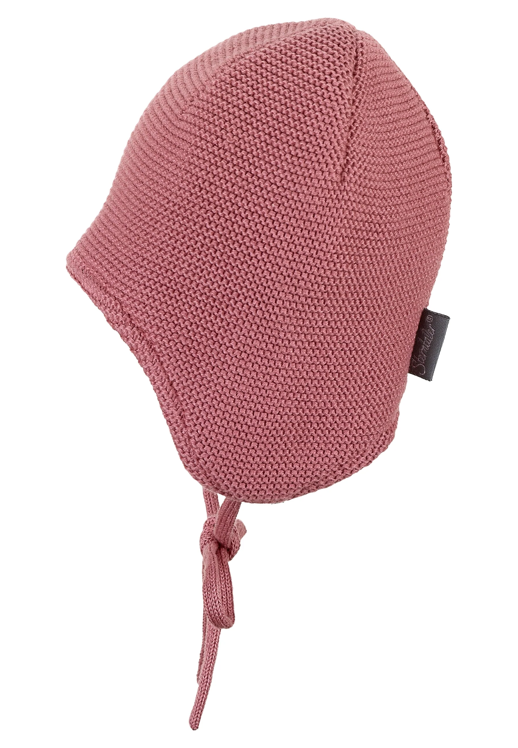 GOTS Strickmütze gefüttert mit Baumwollfleece