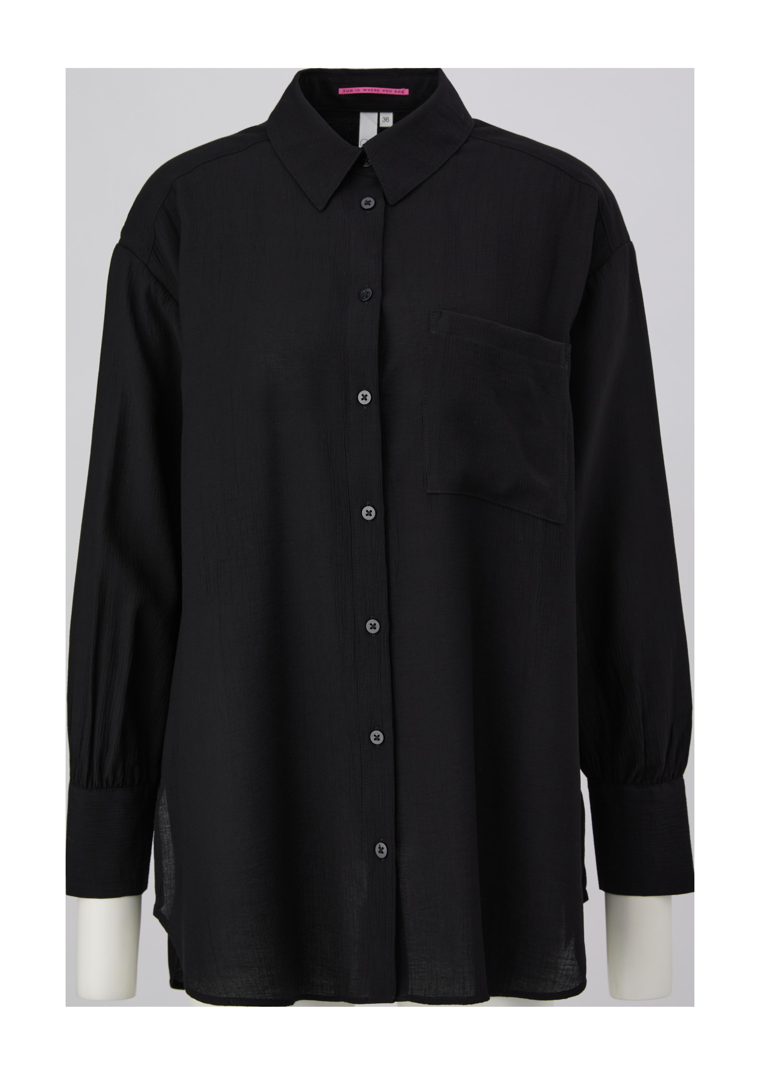Crêpe-Bluse aus Viskosemix  2126817-9999