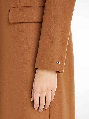 TOMMY HILFIGER Damen Mantel mit Wolle und Kaschmir WOOL BLEND CLASSIC COAT