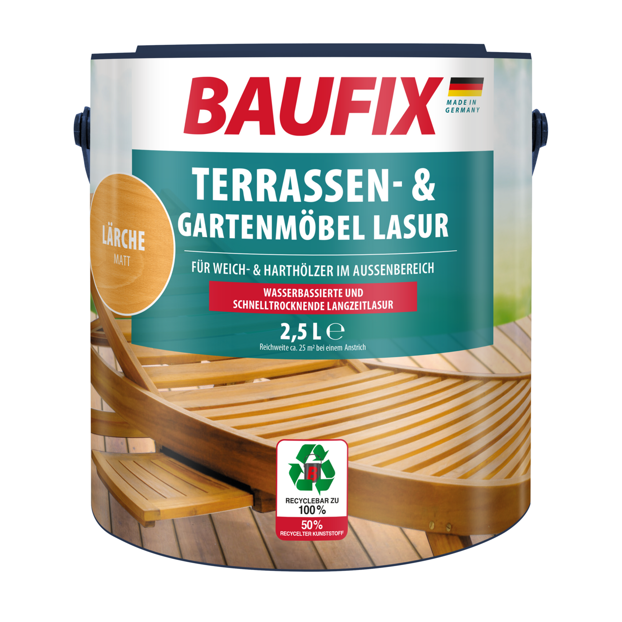 Baufix Terrassen- und Gartenmöbel-Lasur lärche
