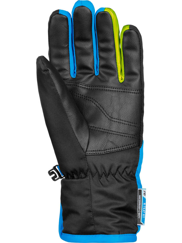 Reusch Fingerhandschuh Dario R-TEX XT Junior in black / brilliant blue günstig kaufen