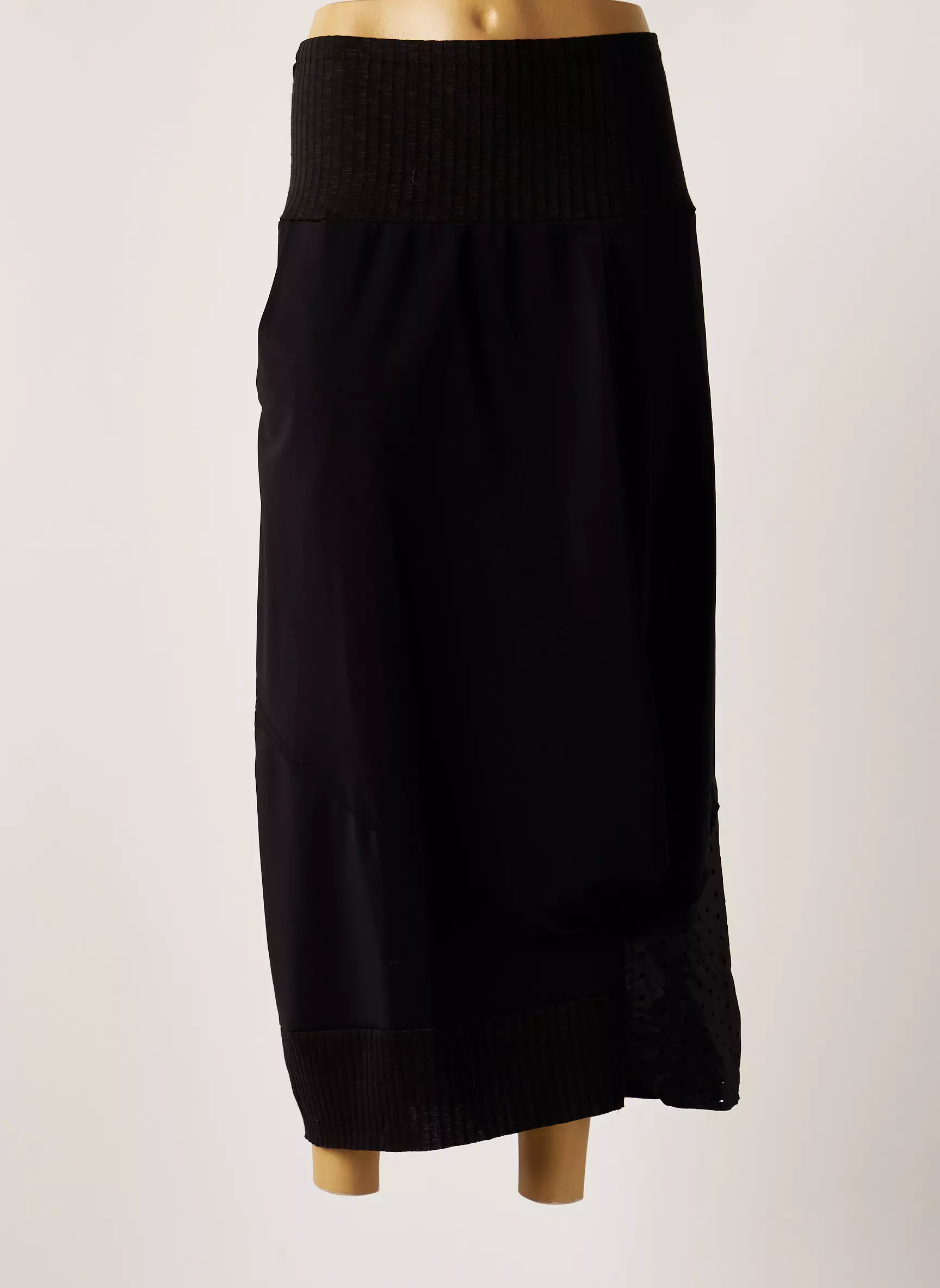 Luukaa Jupes Mi Longues Femme couleur noir