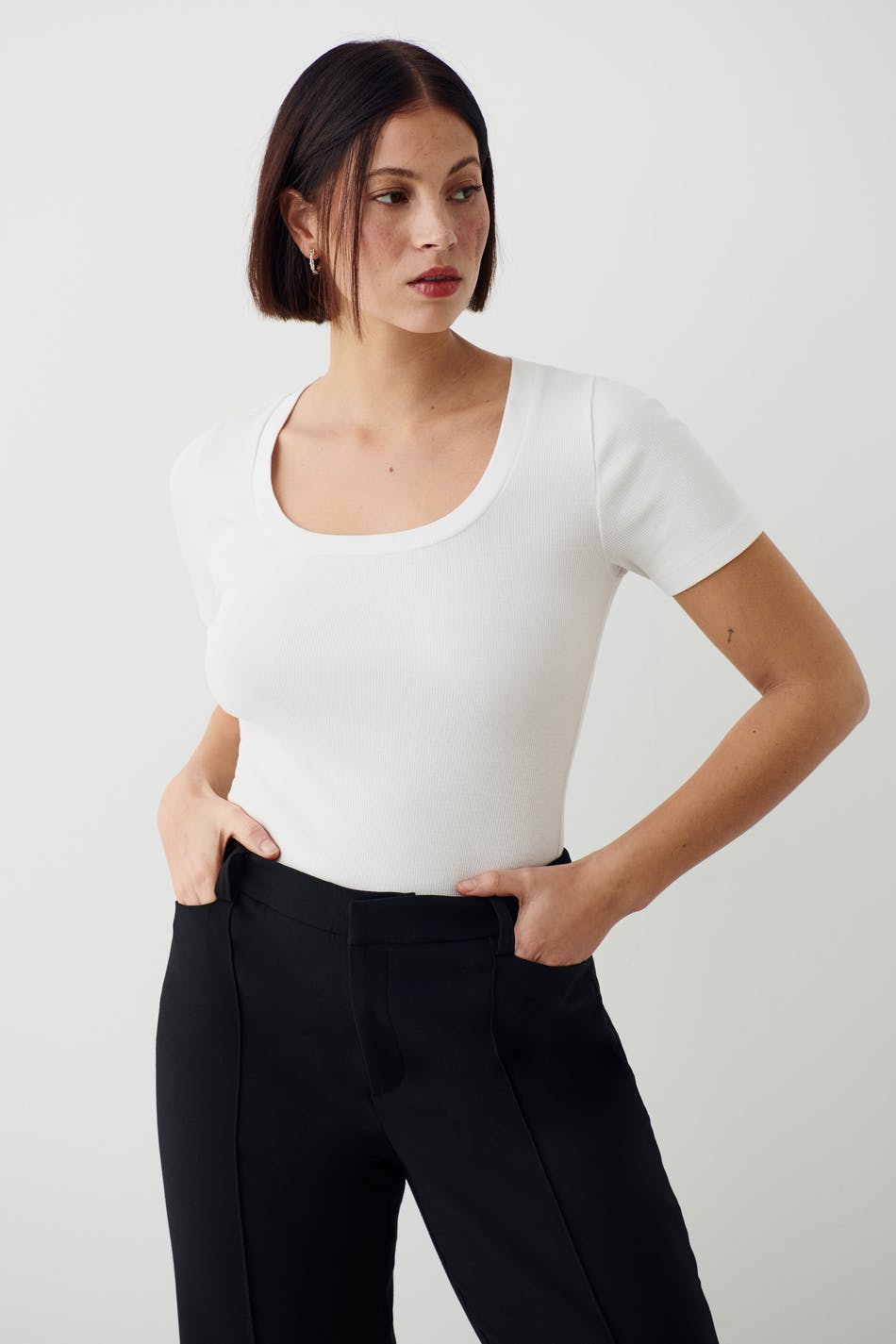 Basic rib top