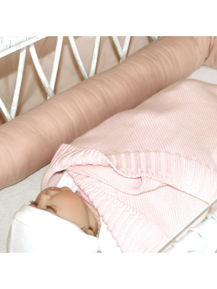 nordic coast company  Bettschlange in Rosa -  hell (L) 180 cm günstig kaufen onesize