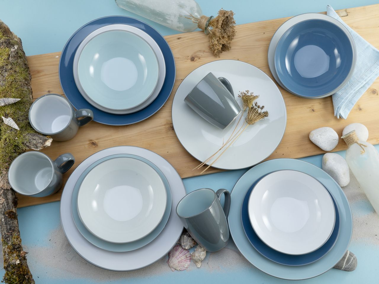 CreaTable Meeresbrise Kombiservice 16-tlg