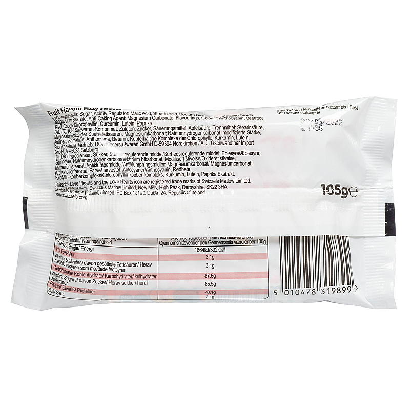 Swizzels Love Hearts 4-pk