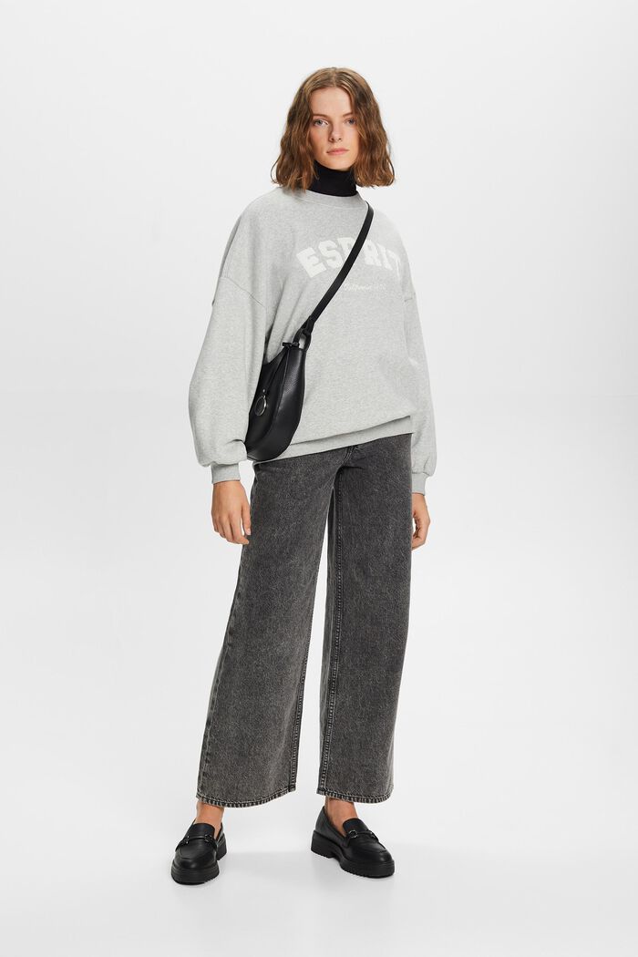 Retro-Jeans mit hohem Bund und weitem Bein