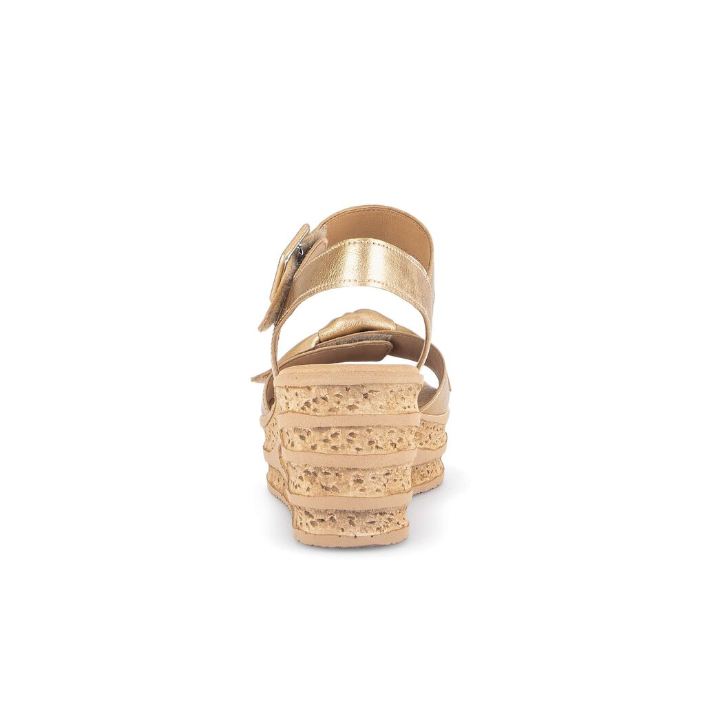 Gabor fashion Keilsandalette gold