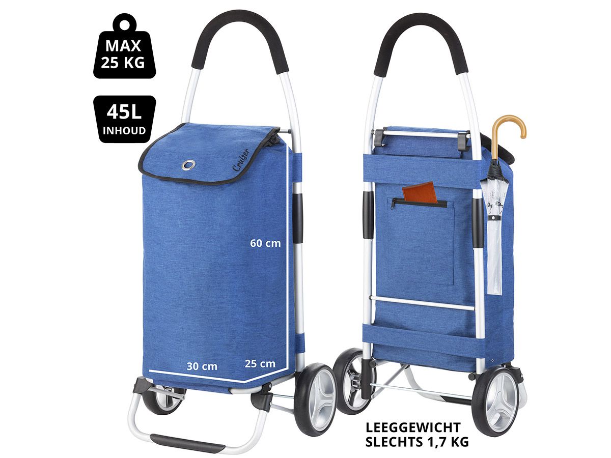 Cruiser 45 liter faltbarer Einkaufswagen