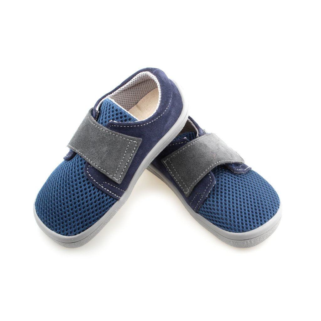 Beda Lucas Barfußsneakers (BF 0001/SK/1W Mesh mit Leder)