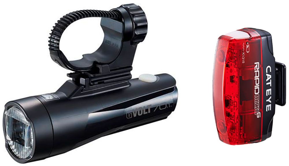 Cateye GVolt 70.1 + Rapid Micro G Beleuchtungsset kaufen | Bike-Discount