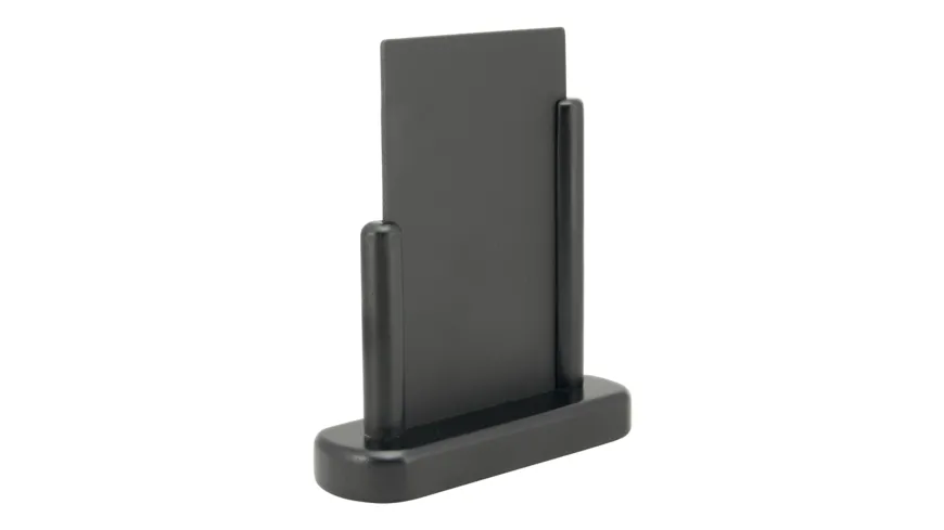 Securit® Tischaufsteller Kreidetafel ELEGANT, klein, schwarz schwarz