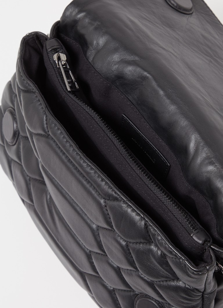 Zadig&Voltaire Rocky Mat XL -olkalaukku tikattua lampaannahkaa.