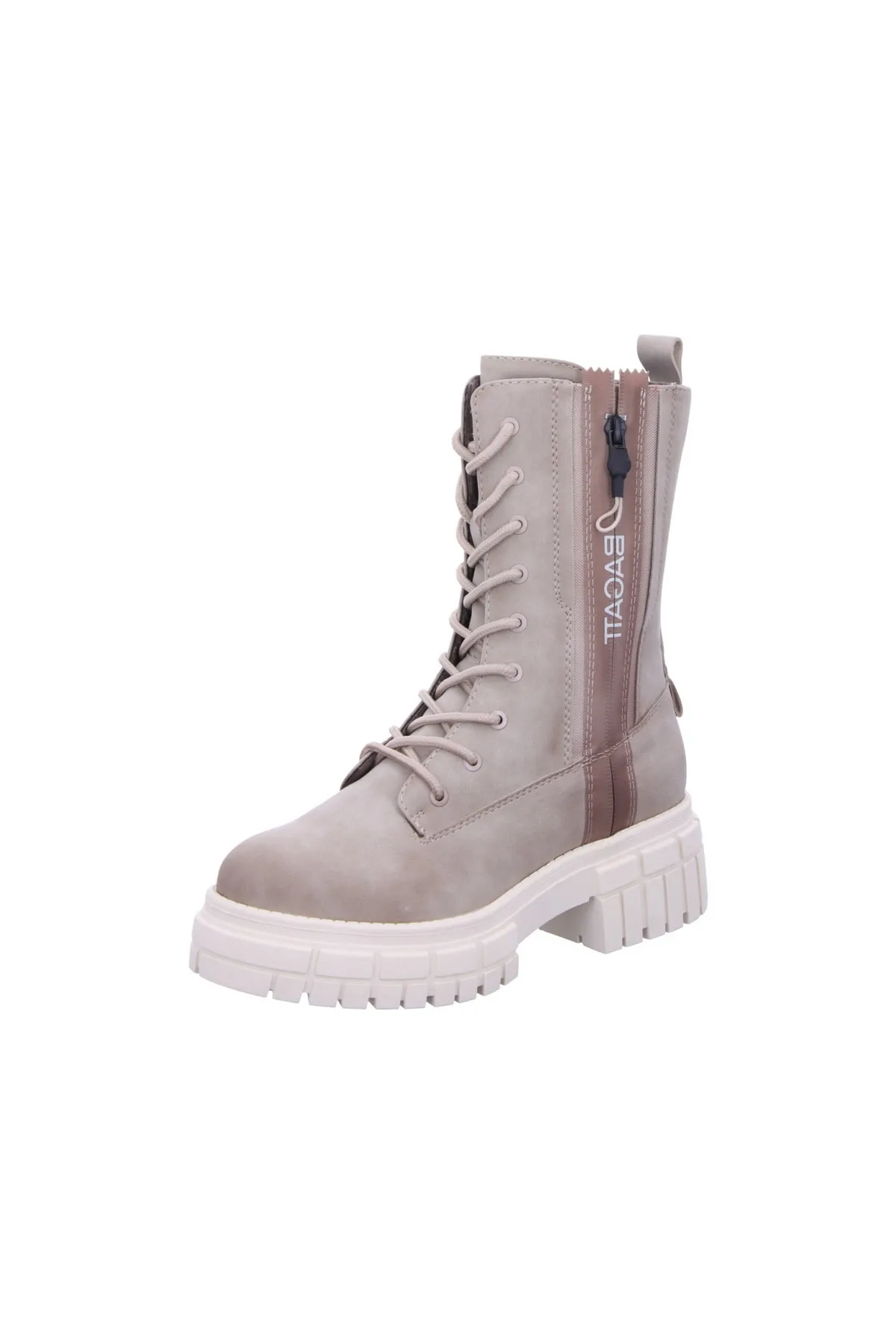 BUGATTI  Stiefelette - Grau - Flacher Absatz