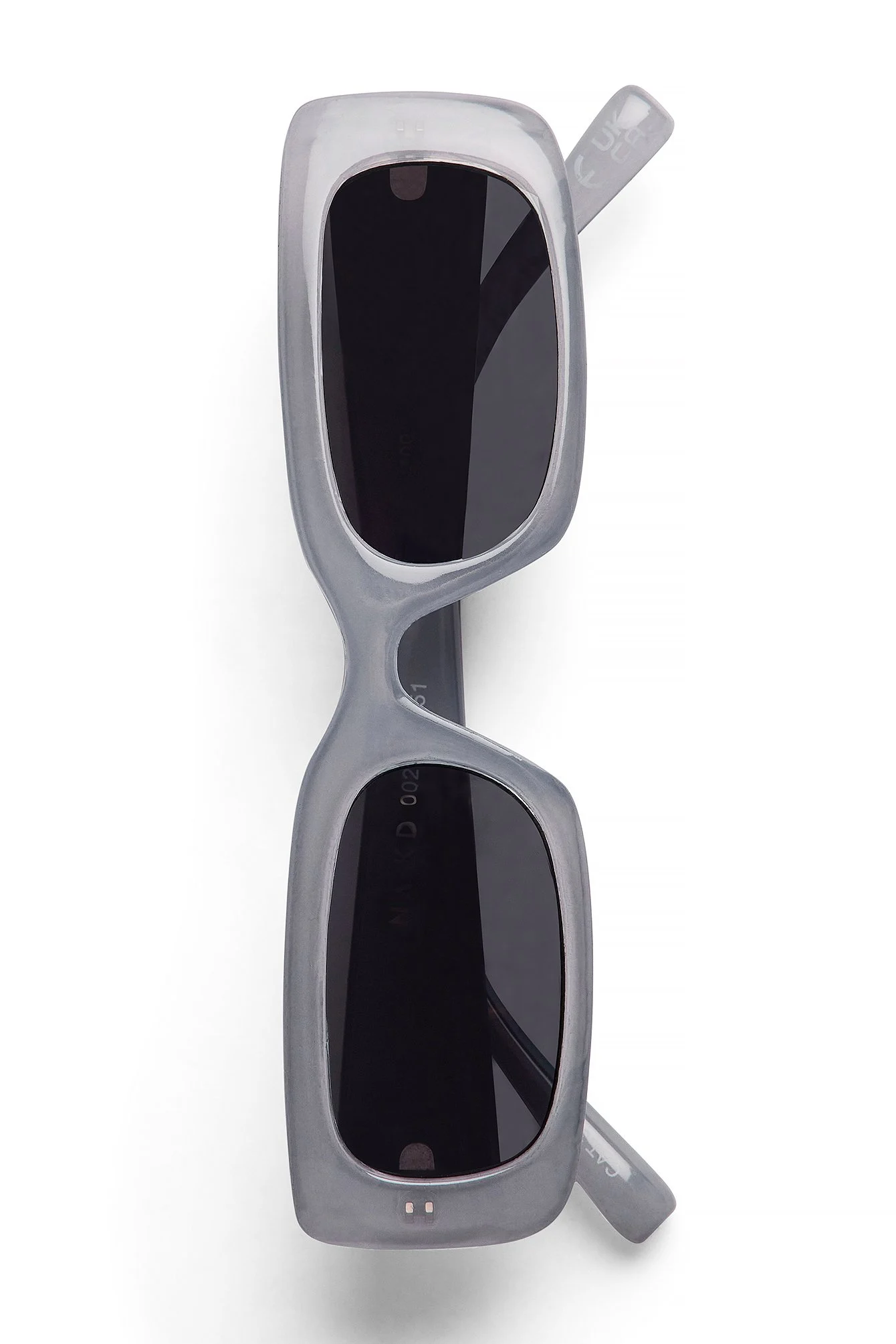 Breite Recycelte Sonnenbrille im Retro-Look