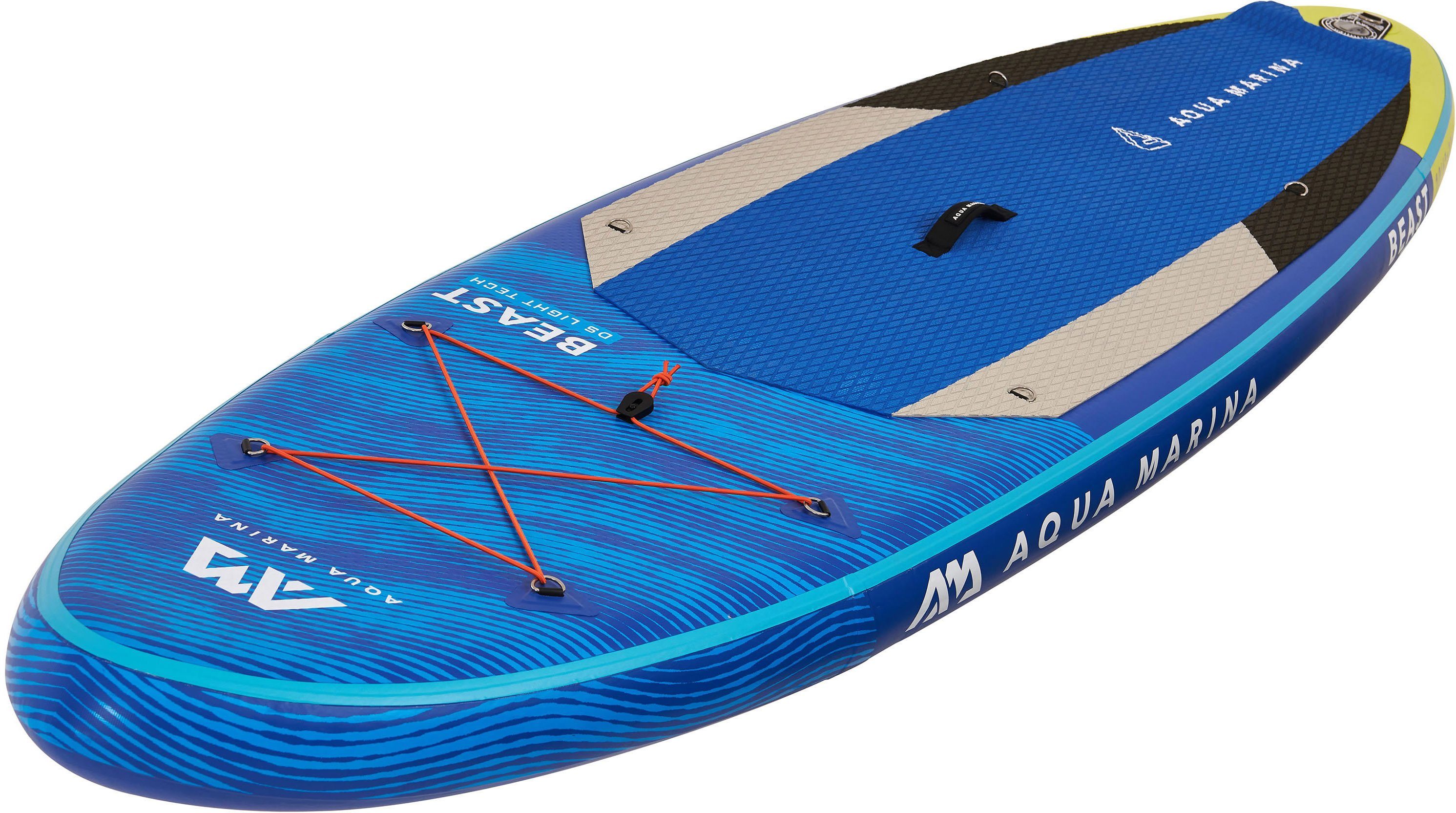 Aqua Marina Inflatable SUP-Board Beast Stand-Up, (Set, 6 tlg., mit Paddel, Pumpe und Transportrucksack)