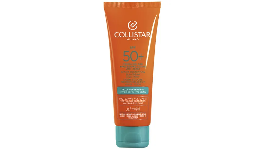 COLLISTAR Active Protection Sun Cream Hyper-Sensitive Skins SPF 50 100 ml