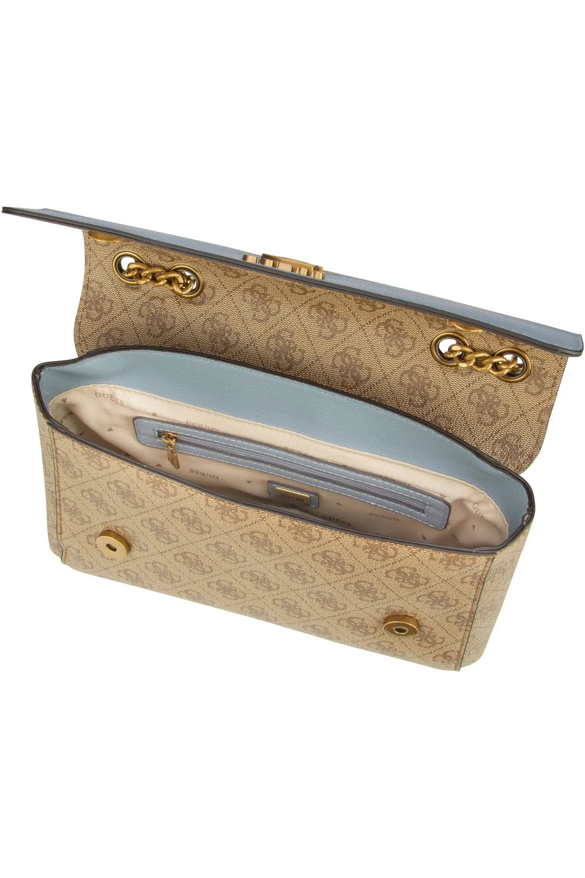 Guess  Umhängetasche Nell Conv Crossbody Flap Logo