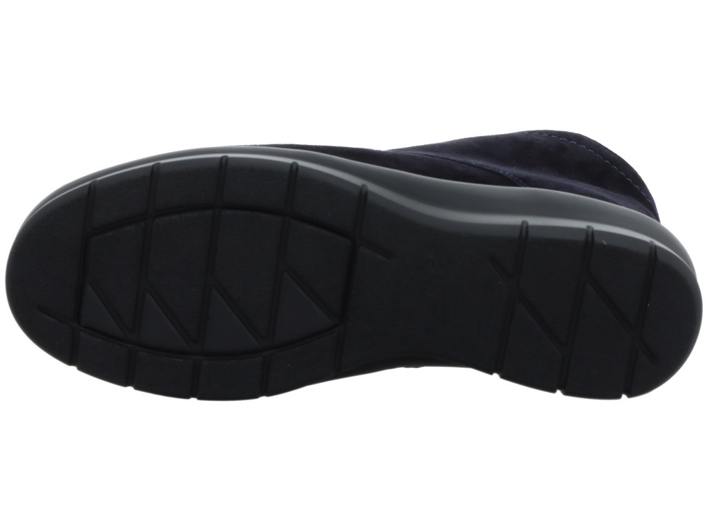SEMLER Stiefeletten blau Xenia midnightblue Samt-Chevro